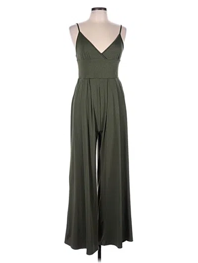 Pre-owned Cider Jumpsuit In Green
