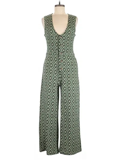 Pre-owned Cider Jumpsuit In Green