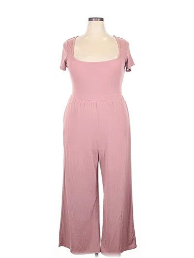 Pre-owned Cider Jumpsuit In Pink
