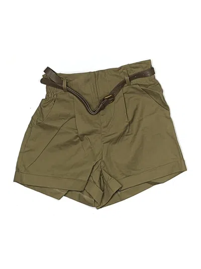 Cider Khaki Shorts In Green