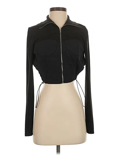 Pre-owned Cider Long Sleeve Blouse In Black