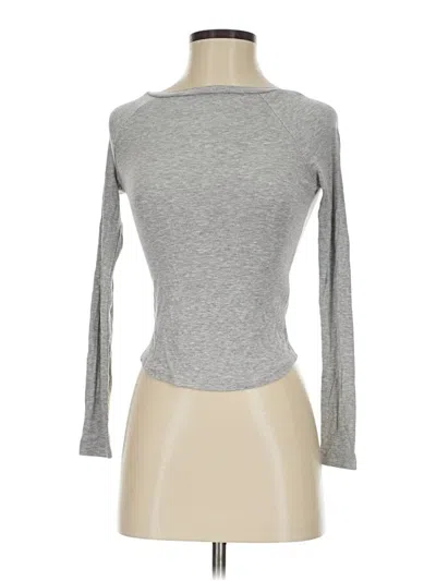 Pre-owned Cider Long Sleeve T-shirt In Gray