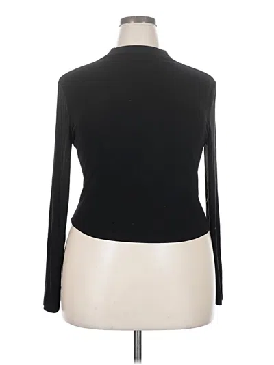Pre-owned Cider Long Sleeve Turtleneck In Black