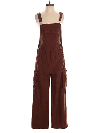Pre-owned Cider Overalls In Brown