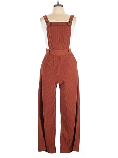Pre-owned Cider Overalls In Brown