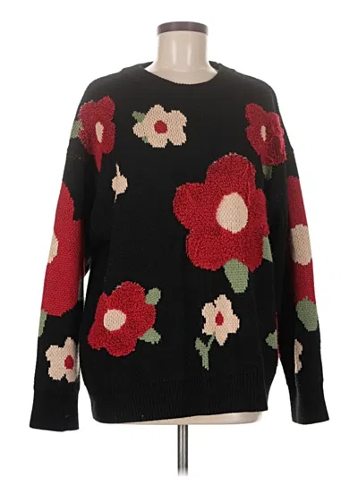 Pre-owned Cider Pullover Sweater In Black