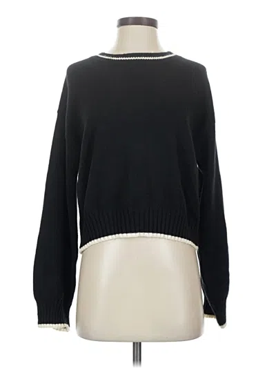 Pre-owned Cider Pullover Sweater In Black