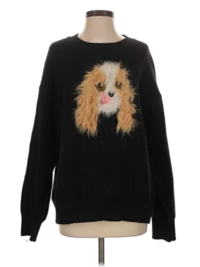 Pre-owned Cider Pullover Sweater In Black
