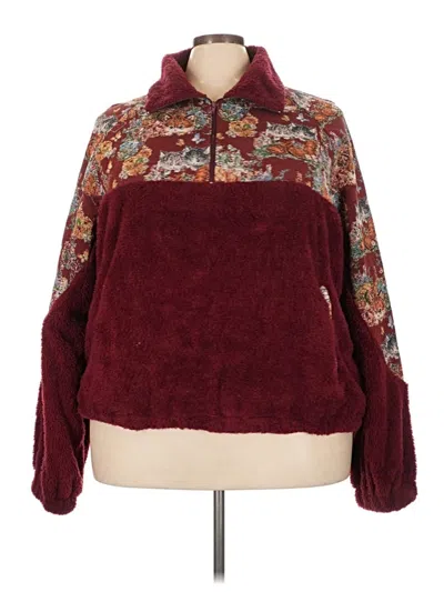 Pre-owned Cider Pullover Sweater In Burgundy