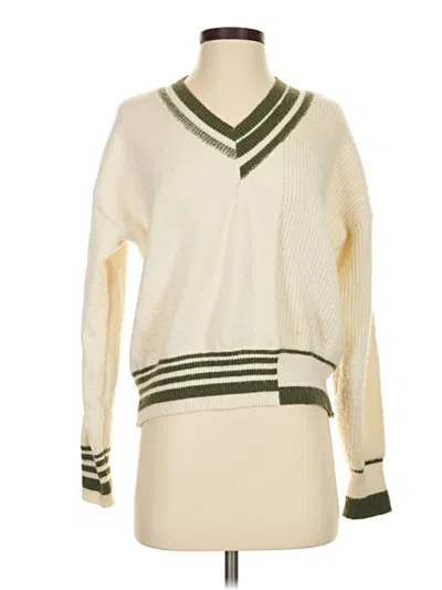 Pre-owned Cider Pullover Sweater In Ivory
