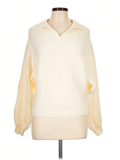 Pre-owned Cider Pullover Sweater In Ivory