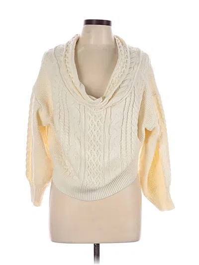Pre-owned Cider Pullover Sweater In Ivory