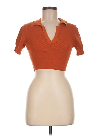 Pre-owned Cider Pullover Sweater In Orange