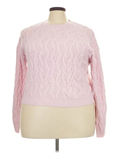 Pre-owned Cider Pullover Sweater In Pink