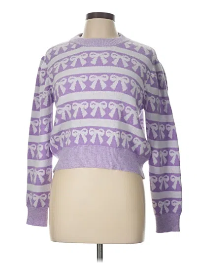 Cider Pullover Sweater In Purple