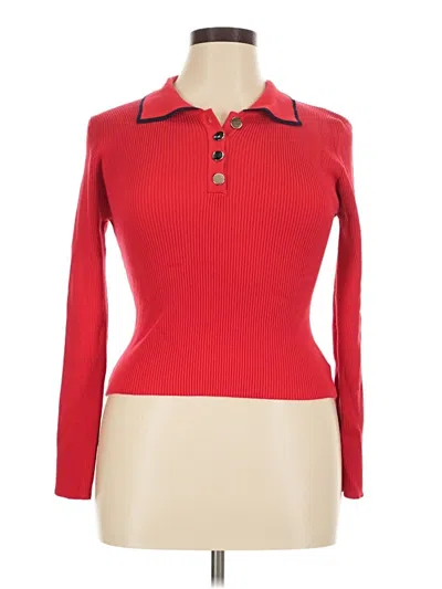 Pre-owned Cider Pullover Sweater In Red