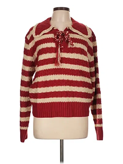 Pre-owned Cider Pullover Sweater In Red