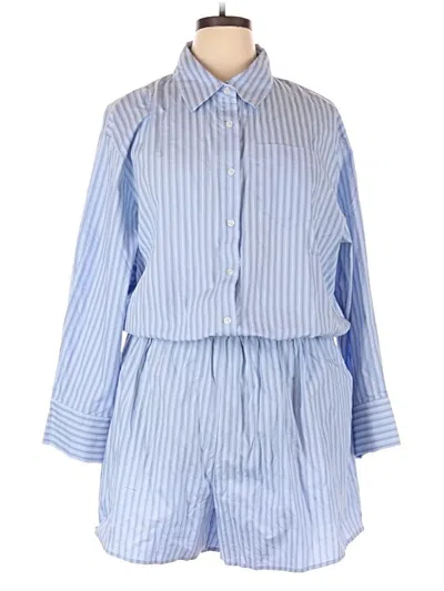 Pre-owned Cider Romper In Blue