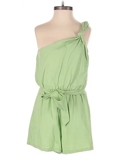 Pre-owned Cider Romper In Green