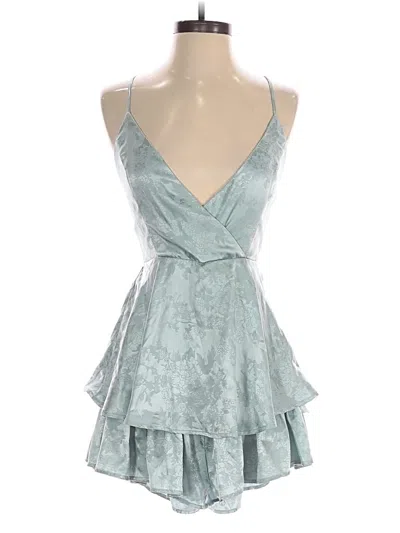 Pre-owned Cider Romper In Teal