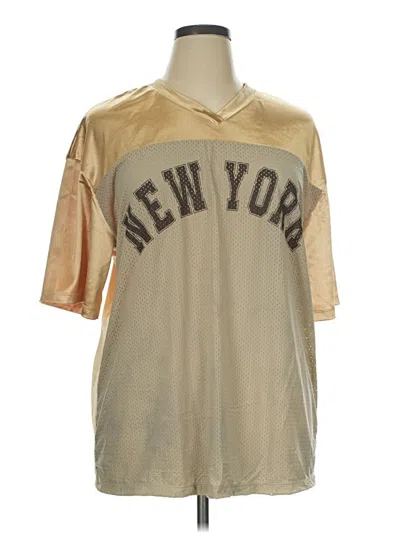 Pre-owned Cider Short Sleeve T-shirt In Gold
