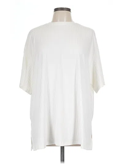 Pre-owned Cider Short Sleeve Turtleneck In Ivory