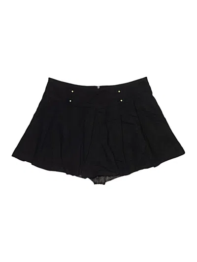 Pre-owned Cider Skort In Black