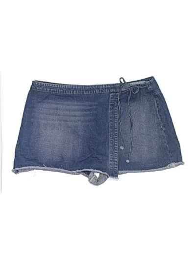 Pre-owned Cider Skort In Blue