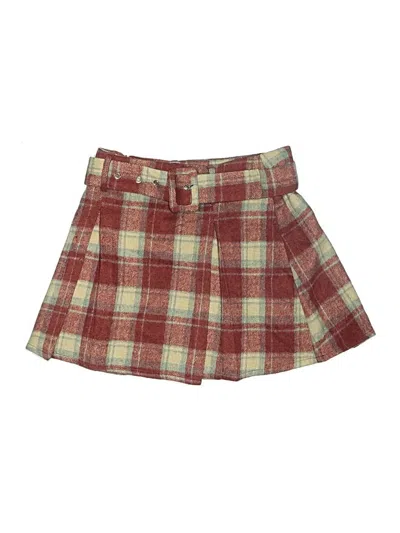 Pre-owned Cider Skort In Burgundy