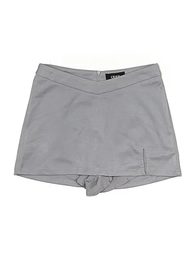 Pre-owned Cider Skort In Gray