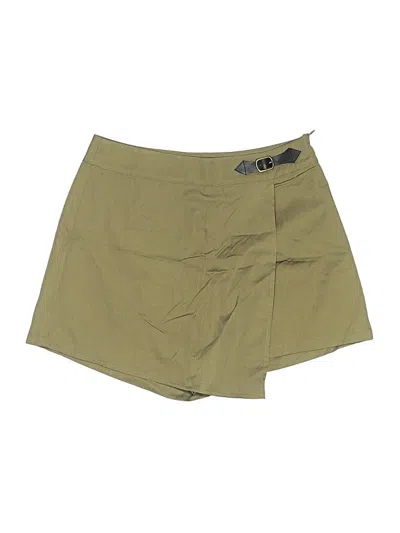 Pre-owned Cider Skort In Tan