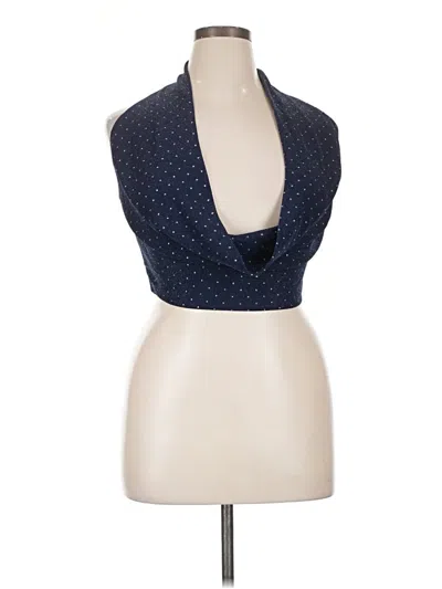 Pre-owned Cider Sleeveless Blouse In Blue