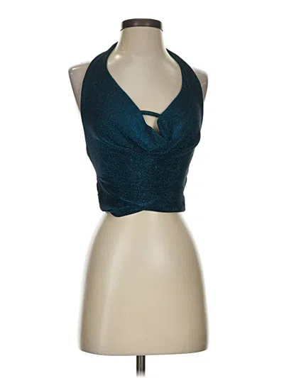 Pre-owned Cider Sleeveless Blouse In Blue