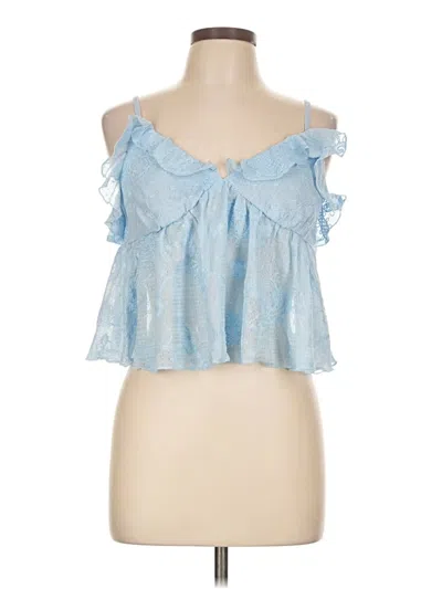 Pre-owned Cider Sleeveless Blouse In Blue