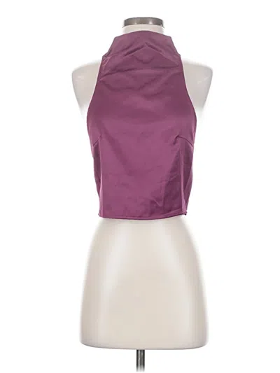 Pre-owned Cider Sleeveless Blouse In Burgundy