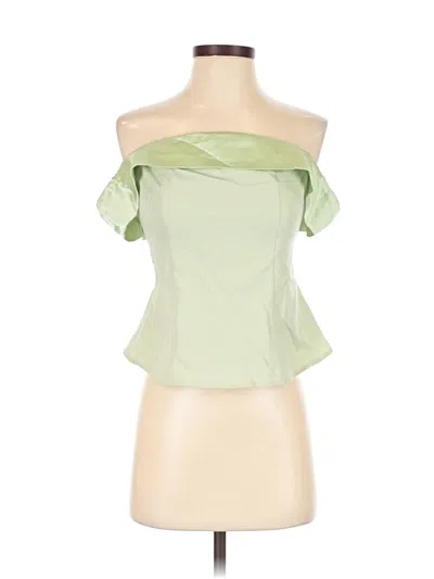 Pre-owned Cider Sleeveless Blouse In Green