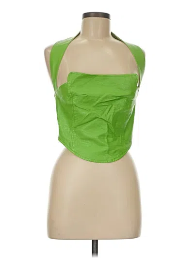 Pre-owned Cider Sleeveless Blouse In Green