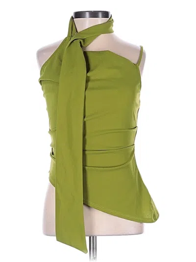 Pre-owned Cider Sleeveless Blouse In Green
