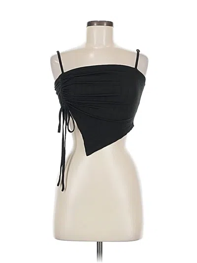 Pre-owned Cider Sleeveless Top Black Strapless Neckline Tops
