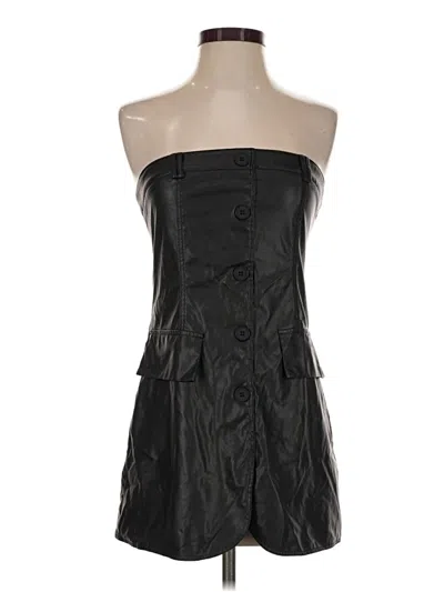Pre-owned Cider Sleeveless Top Black Strapless Neckline Tops