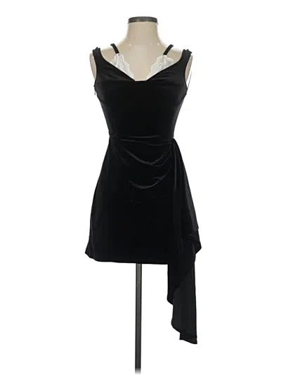 Pre-owned Cider Sleeveless Top Black Sweetheart Neckline Tops