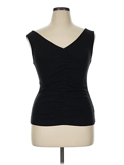 Pre-owned Cider Sleeveless Top Black Sweetheart Neckline Tops