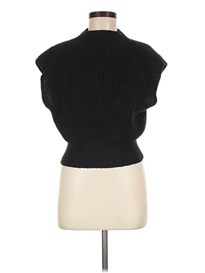 Pre-owned Cider Sleeveless Top Black Turtleneck Tops