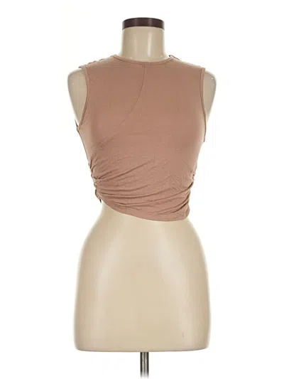 Pre-owned Cider Sleeveless T-shirt In Brown