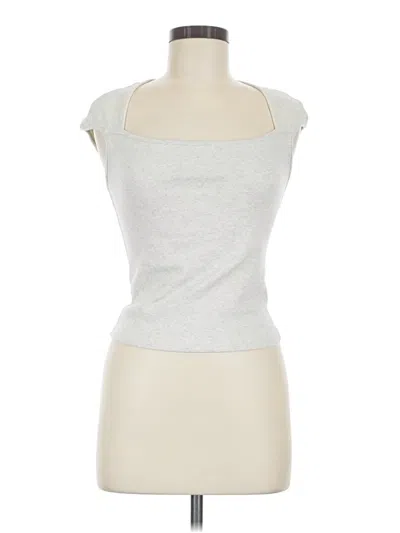 Pre-owned Cider Sleeveless T-shirt In Silver