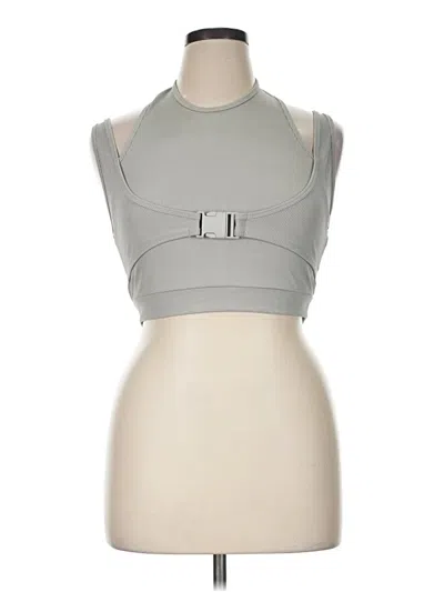 Pre-owned Cider Sports Bra In Silver