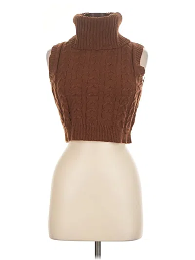Pre-owned Cider Sweater Vest In Brown