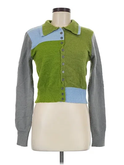 Pre-owned Cider Sweater Vest In Green