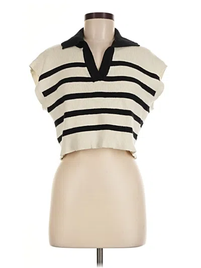 Pre-owned Cider Sweater Vest In Ivory