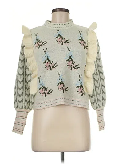 Pre-owned Cider Sweater Vest In Ivory